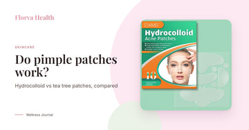 Do pimple patches work? Florva tea tree hydrocolloid pimple patches