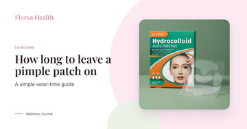 How long to leave a pimple patch on, with a box of Florva hydrocolloid patches