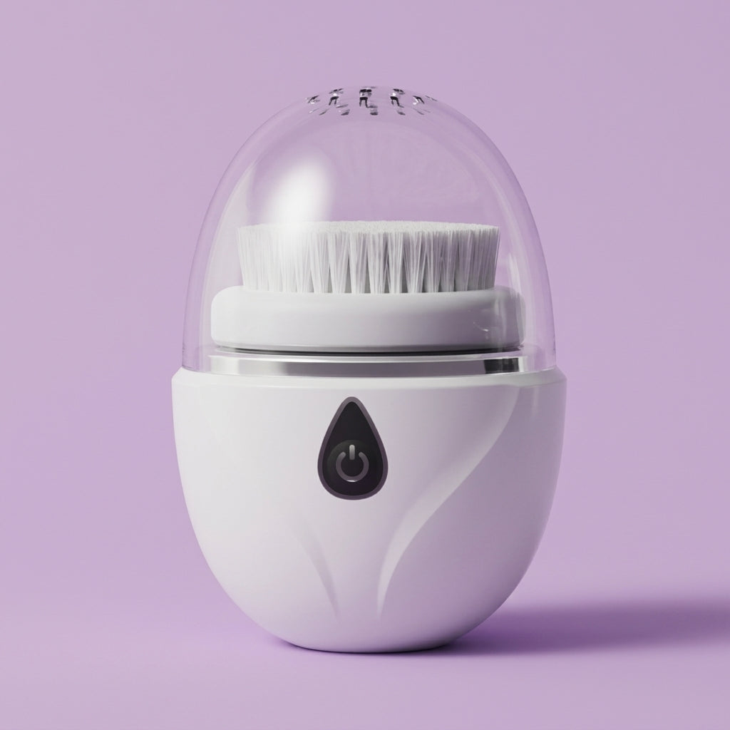 Ultrasonic Facial Cleansing Brush with Wireless Charging